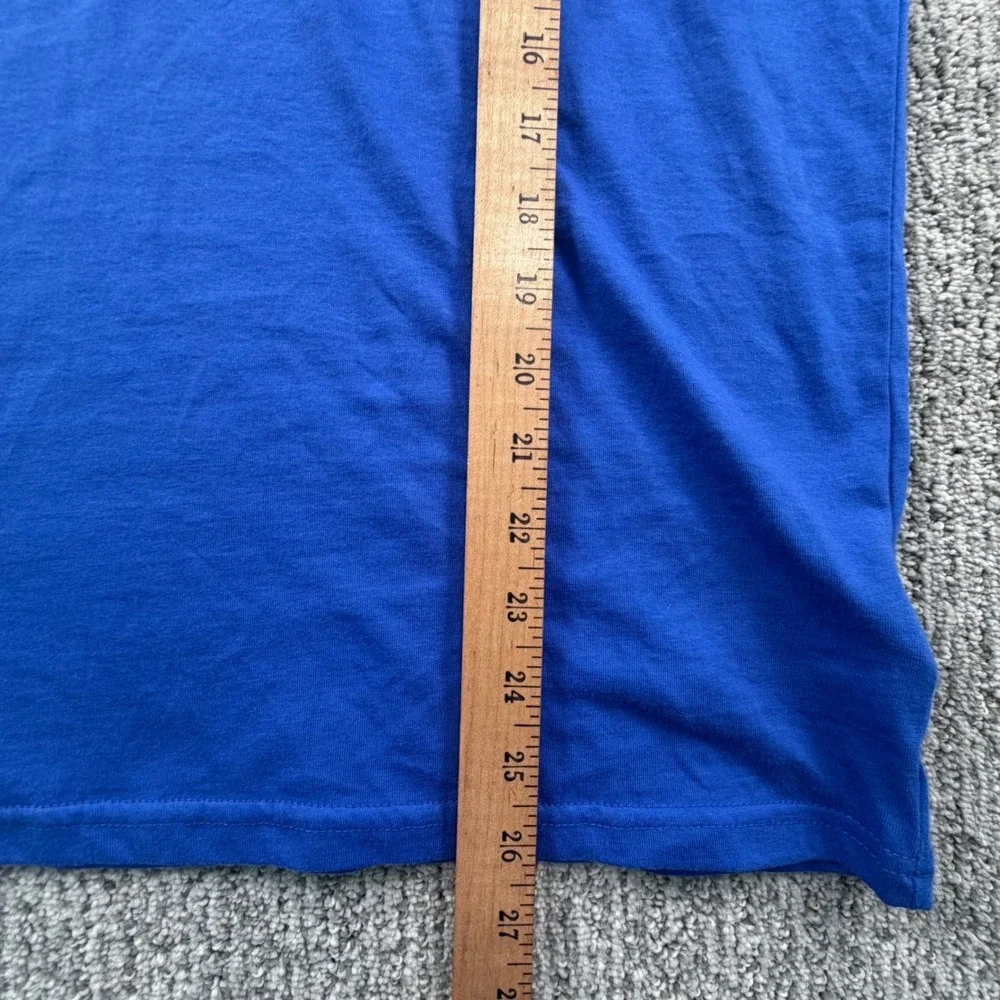 Polo Ralph Lauren Hoodie Mens Medium Blue Graphic 1967 Long Sleeve T-Shirt
